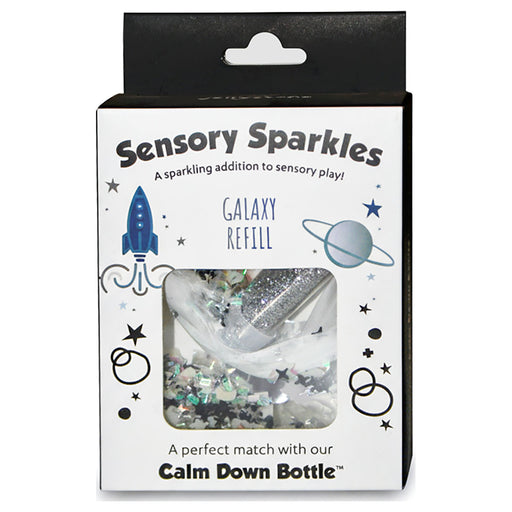 Jellystone Designs Sensory Sparkles Galaxy Refill the Calm Down Bottle