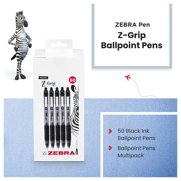 Z-Grip Smooth Black Ink Box of 50