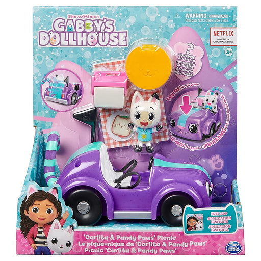 Gabby's Dollhouse: Carlita & Pandy Paws Picnic Playset