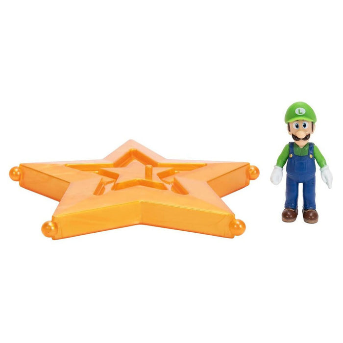 The Super Mario Galaxy Movie: Luigi Mini Figure with Star Launcher 