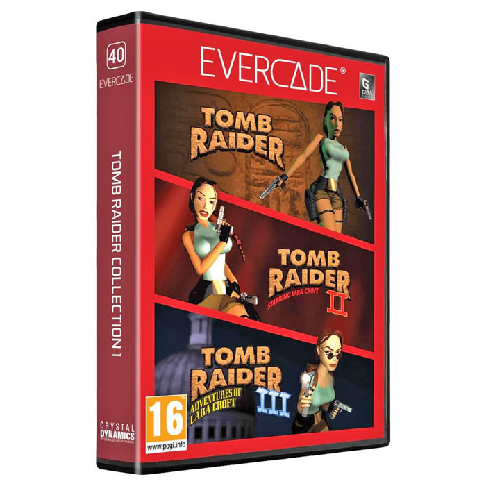 Evercade EXP-R Tomb Raider Collection 1 Console and Games Cartridge