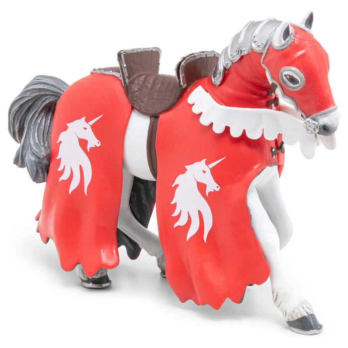 Papo Fantasy World Horse of Unicorn Knight with Spear Figure
