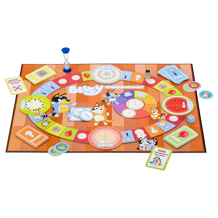Bluey Scavenger Hunt Game. A Fun Board Game Full of Activities Bluey Scavenger Hunt Game. A Fun Board Game Full of Activities