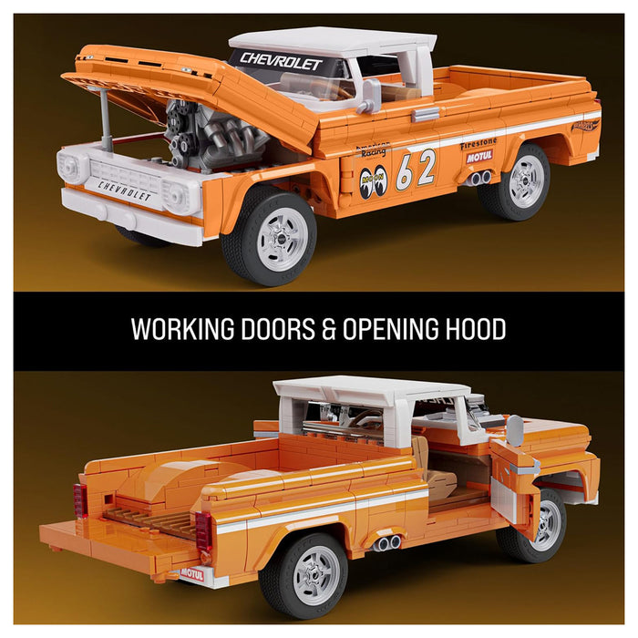 Hot Wheels Custom '62 Chevy Pickup Building Set
