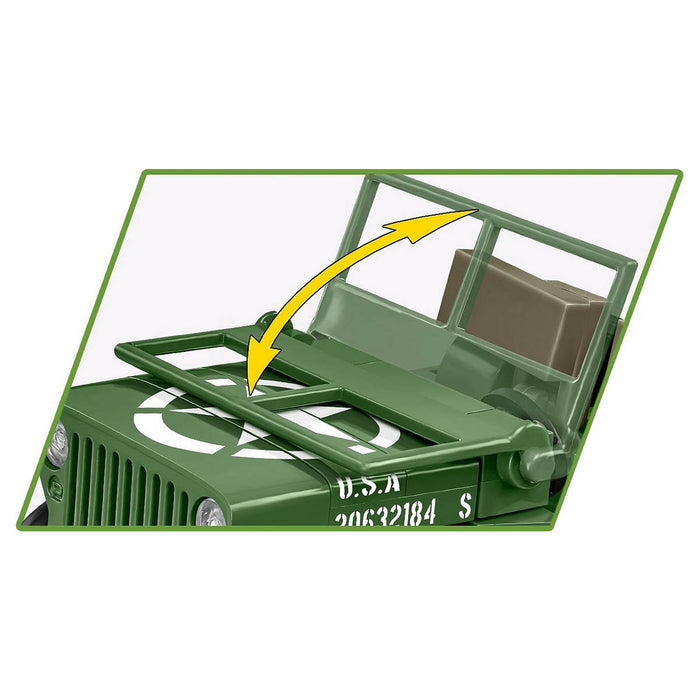 COBI WW2 Willy's MB Jeep Building Set 