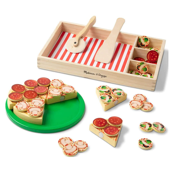 Melissa & Doug Wooden Pizza Party Set