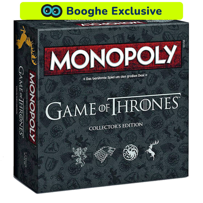 Game of Thrones Collector's Edition Monopoly Board Game GERMAN LANGUAGE VERSION