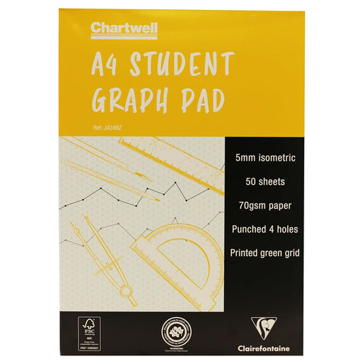 Graph Pad Student A4 Isometric Chartwell