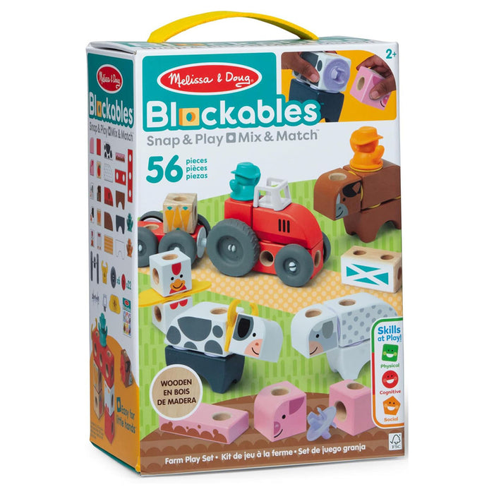 Melissa & Doug Blockables Farm Building Set
