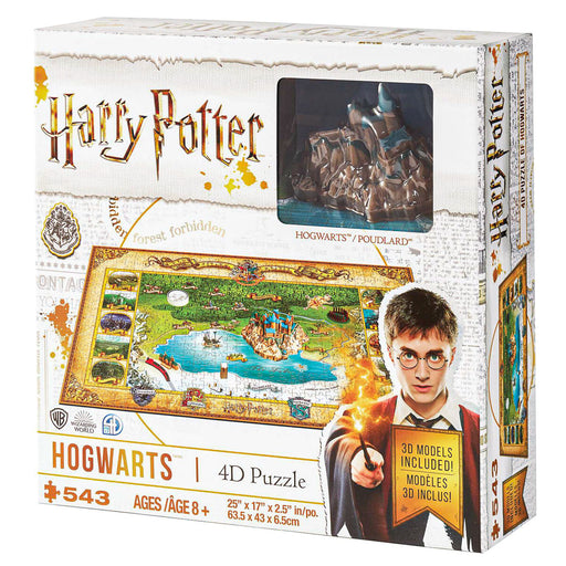 Harry Potter Hogwarts 4D Puzzle with 3D Models
