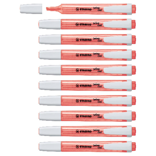 STABILO swing cool Red Highlighter (10 Pack)