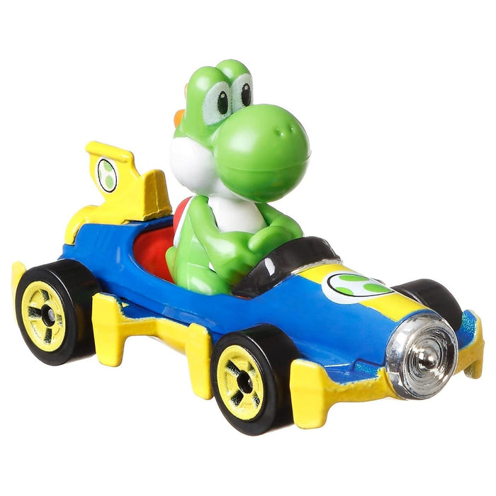 Hot Wheels Mario Kart Yoshi Mach 8 Die-Cast Car