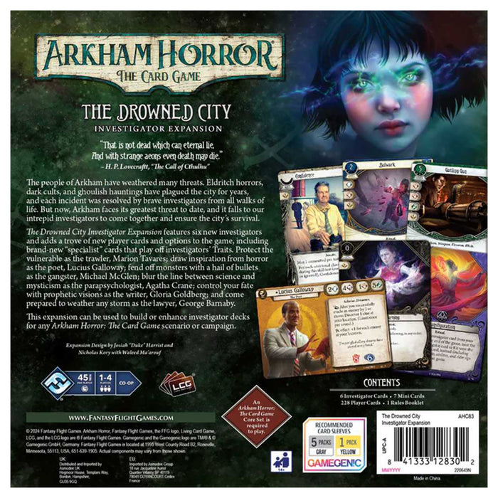 Arkham Horror: The Card Game: The Drowned City Investigator Expansion