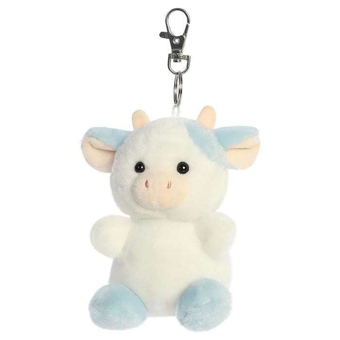 Palm Pals Skyla Blueberry Cow Clip-On 4" Plush