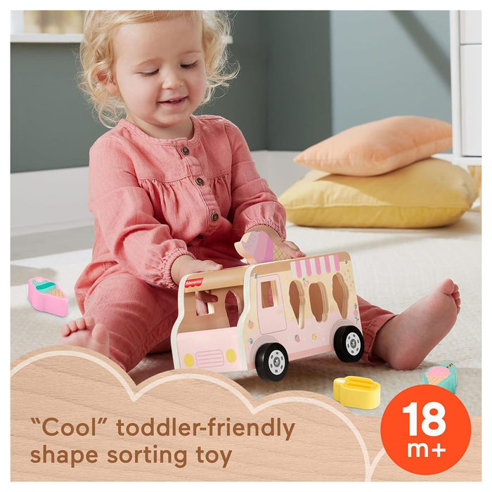 Fisher Price Wooden Ice Cream Shape Sorter