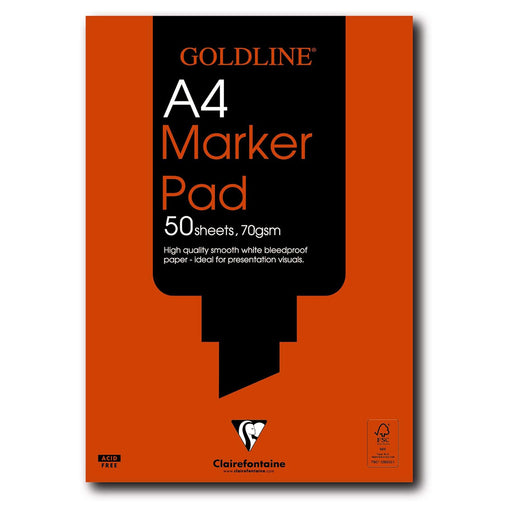Clairefontaine Goldline 50 Sheet 70gsm Pad A4 