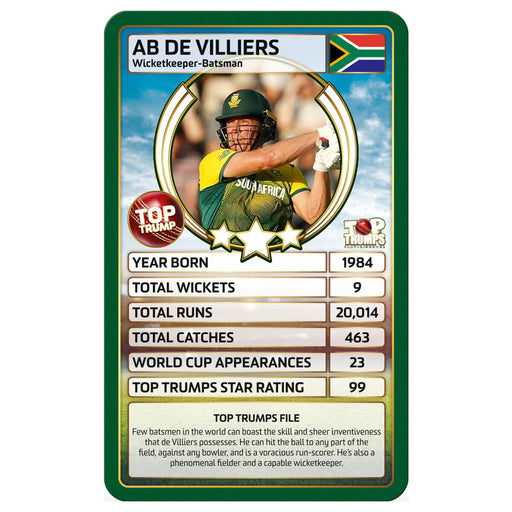 World Cricket Stars Top Trumps Card Game