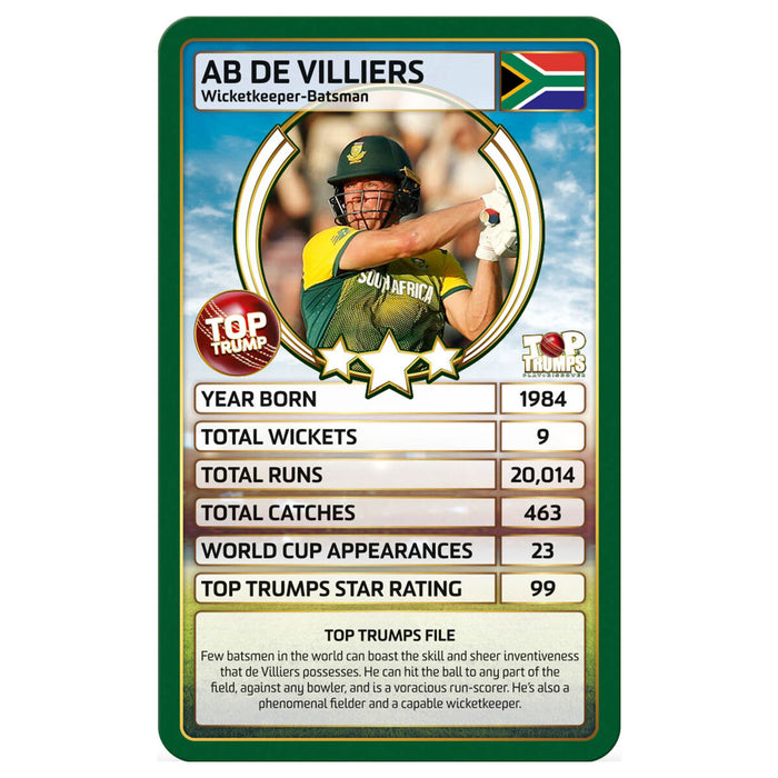 World Cricket Stars Top Trumps Card Game