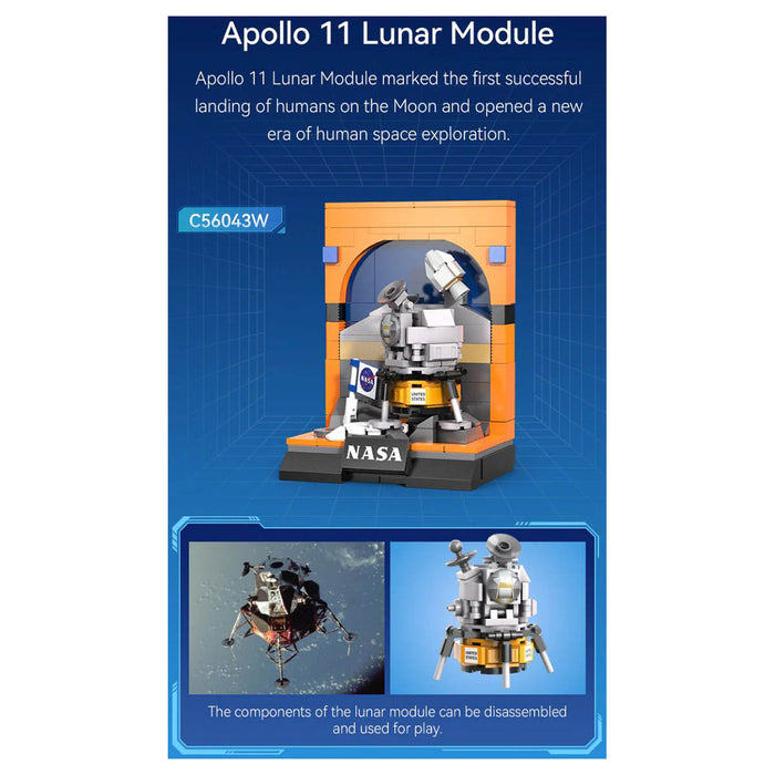 CaDA NASA Apollo Lunar Module Building Set (206 Piece)