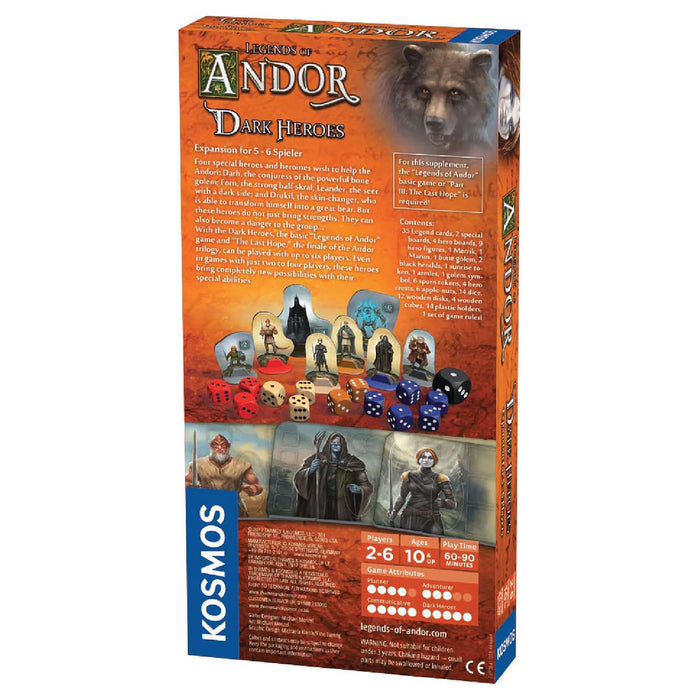 Legends of Andor: The Dark Heroes Expansion Game
