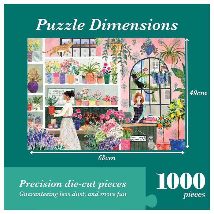 Falcon de luxe The Flower Studio 1000 Piece Jigsaw Puzzle