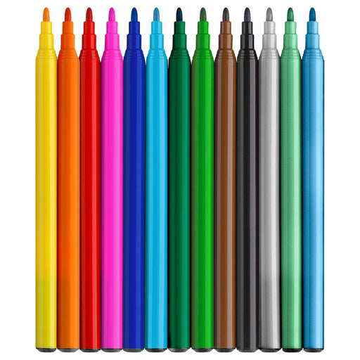 Faber-Castell Felt Tip Pens 10+3 and Dinosaur Stickers Set