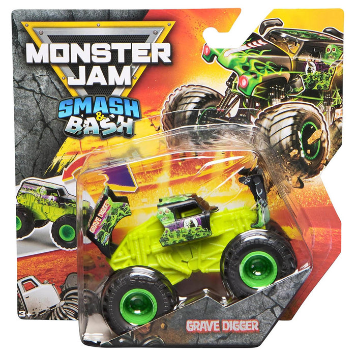 Monster Jam Smash & Bash Grave Digger Truck