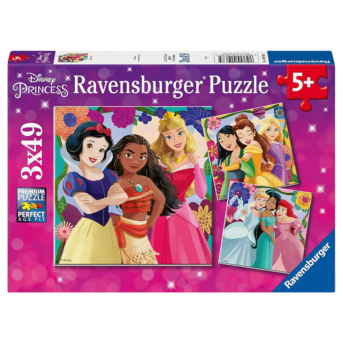 Ravensburger Disney Princess 3 x 49 Piece Jigsaw Puzzles — Booghe