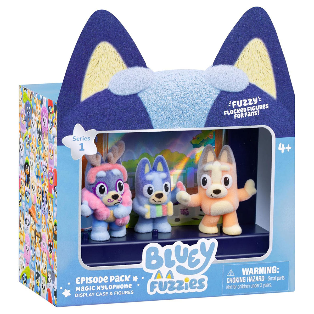 Bluey Fuzzies Episode Pack Magic Xylophone Display Case & Figures — Booghe