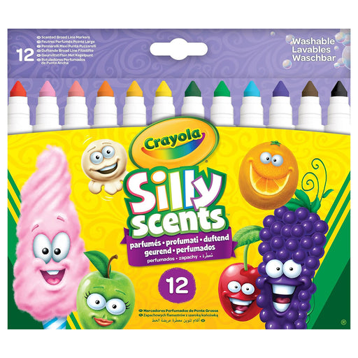 Crayola Silly Scents Broad Line Markers (12 Pack)