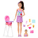 Barbie Family & Friends Skipper Babysitters Inc Doll and Highchair Set