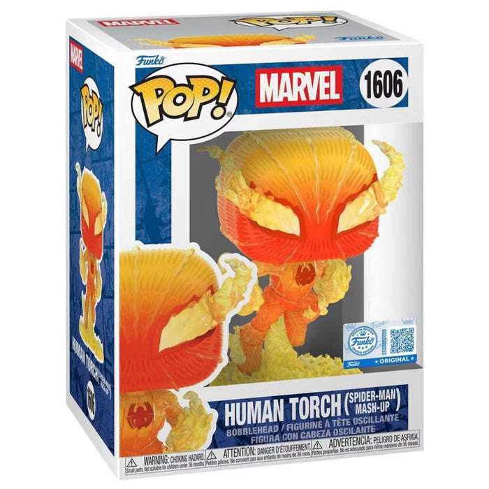 Funko Pop! Marvel: Human Torch (Spider-Man Mash-Up) Bobblehead Figure #1606
