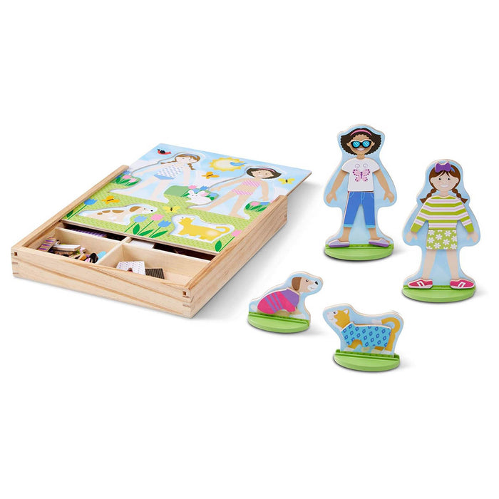 Melissa & Doug Best Friends Magnetic Dress-Up Figure Set