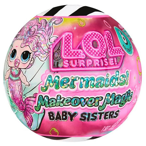 L.O.L Surprise! Mermaids! Makeover Magic Baby Sisters (styles vary)