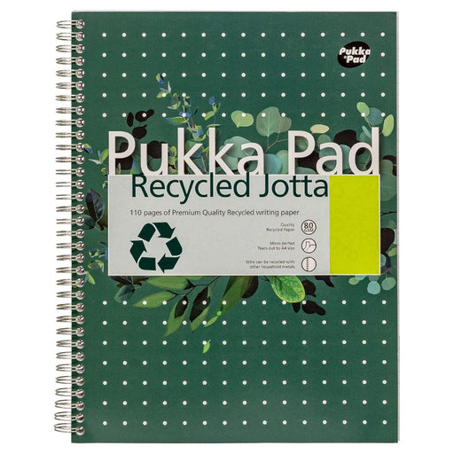 Pukka Pud A4 Recycled Jotta Notebook 110 Pages