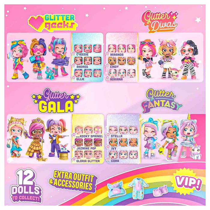 KookyLoos Express Yourself Glitter Glam Surprise Doll (styles vary)