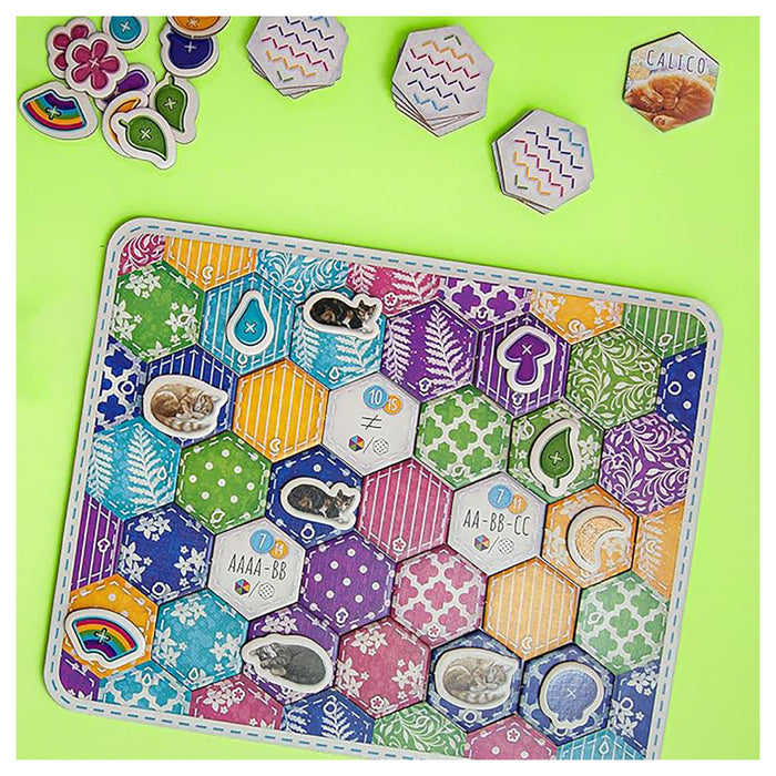 Calico Tile Placement Game in English for All Family