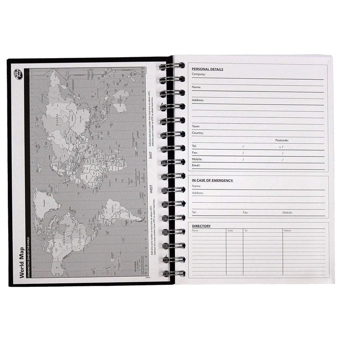 Pukka Pad A5 Wire Feint Ruled Black Notebook