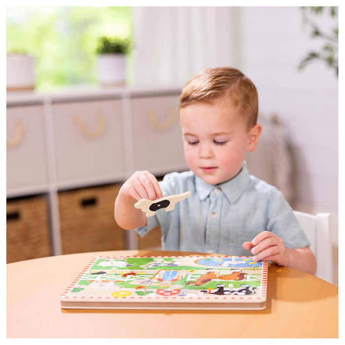 Melissa & Doug Old MacDonald's Farm Sound Puzzle (English version)