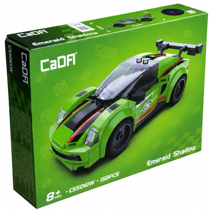 CaDA Emerald Shadow Sprint Racing Car Building Set