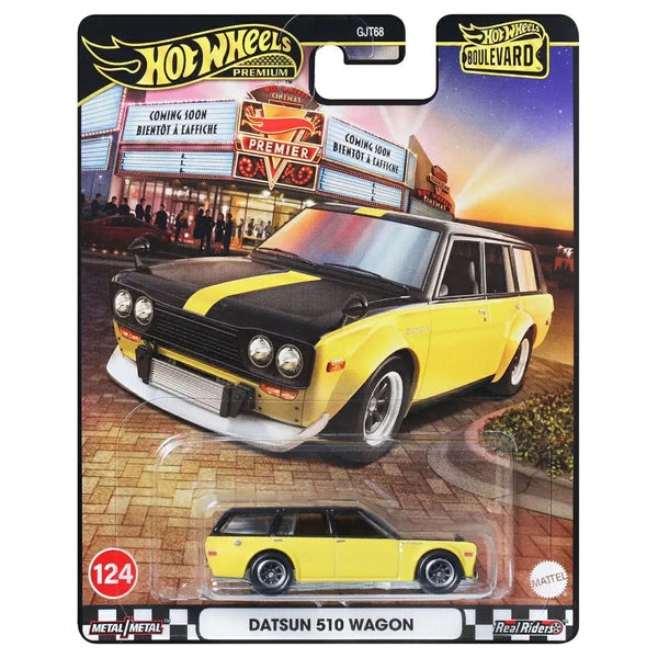 Hot Wheels Boulevard: Datsun 510 Wagon 1:64 Die-Cast Car — Booghe