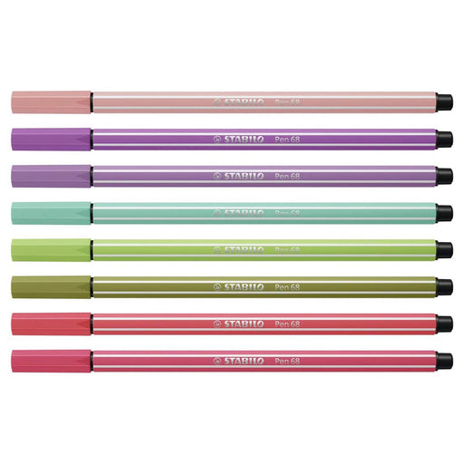STABILO pen 68 Premium Fibre-Tip Pens (8 Pack)