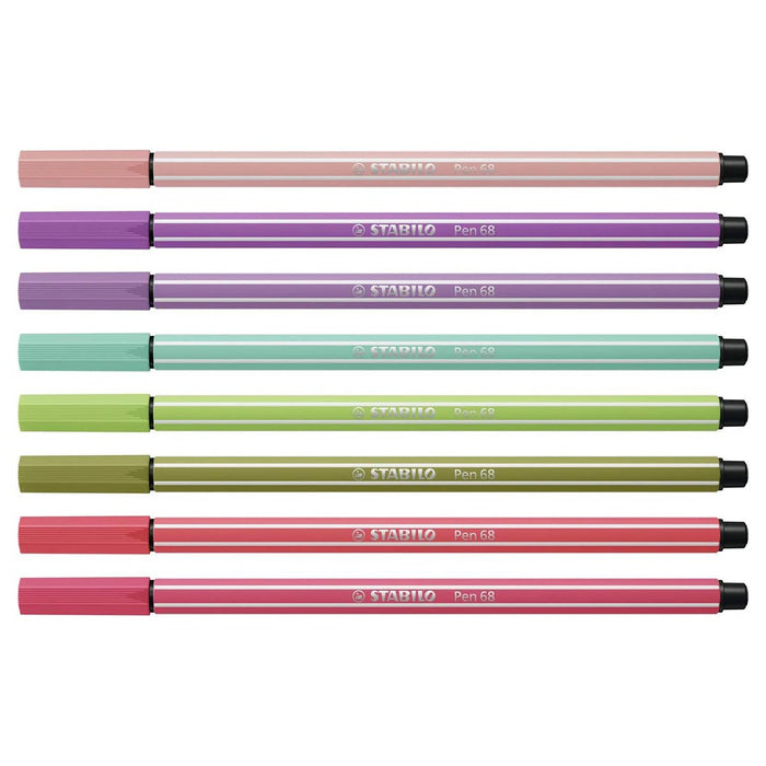 STABILO pen 68 Premium Fibre-Tip Pens (8 Pack)