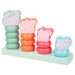 Peppa Pig Wooden Family Ring Stacker Set