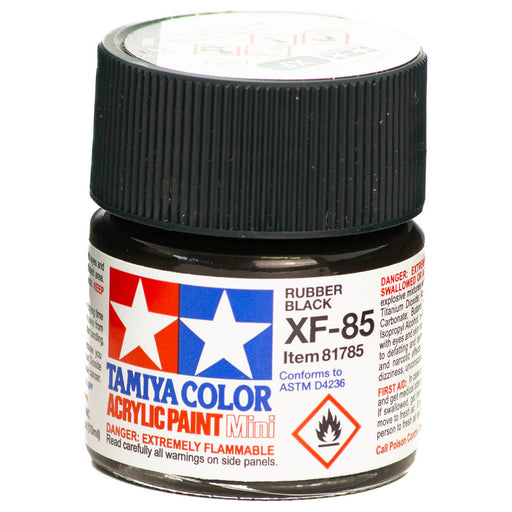 Tamiya Color Acrylic Paint Mini XF-85 Rubber Black