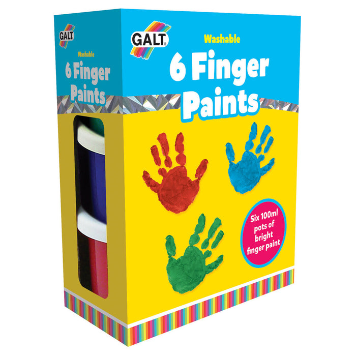 Galt Washable 6 Finger Paints 