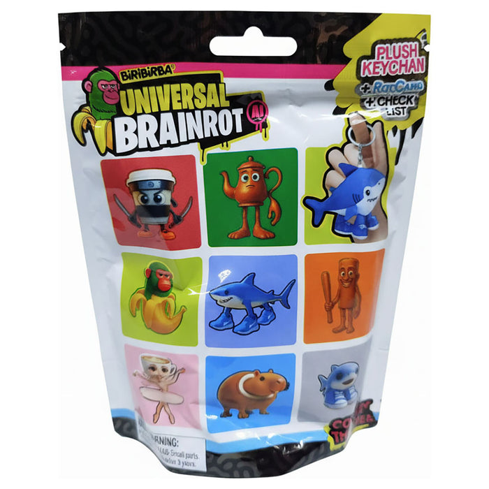 Universal Brainrot AI Plush Keychain (styles vary)