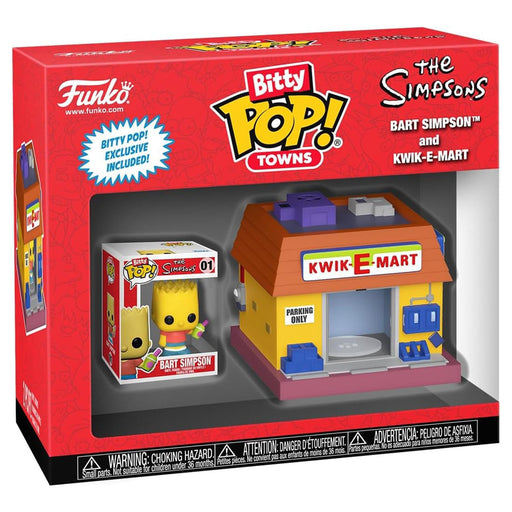 Funko Bitty Pop! Towns: The Simpsons: Bart Simpson and Kwik-E-Mart