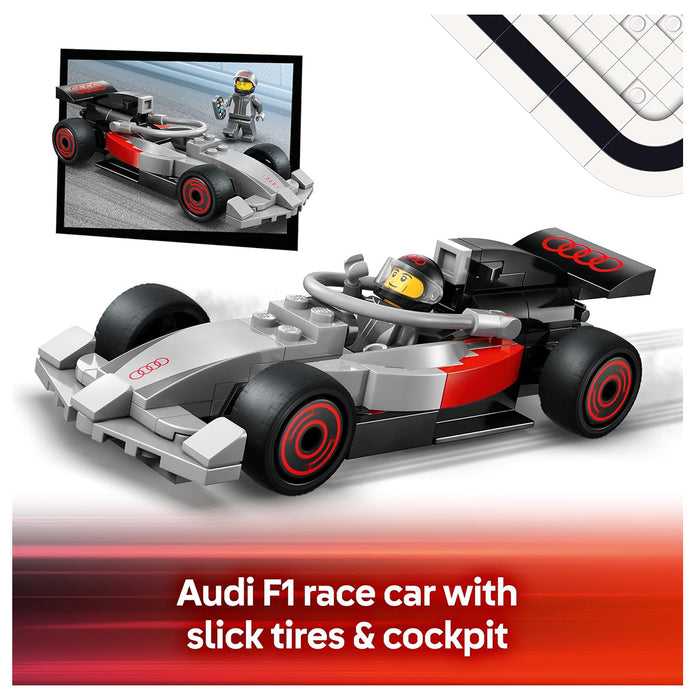 LEGO City F1 Display Truck With Audi F1 Race Car Building Set