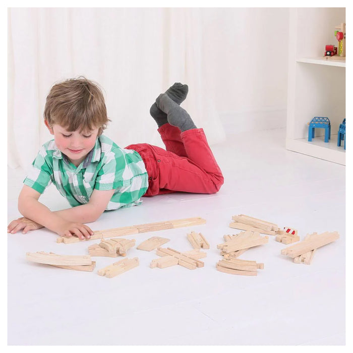 Bigjigs Rail Low Level Track Expansion Pack